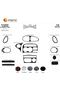 Meriç ®   Hyundai Elantra Front Glove Box Trim Mahogany 12 Pieces 1995-1998 - 2