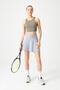 Khaki Halter Neckline Bra T-shirt Tank Top - 7
