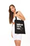 Black Cloth Bag Cooler Than You Printed - 4