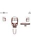 Meriç ®   Kia Cerato Saloon Front Glove Box Trim Mahogany 7 Piece 2007-›