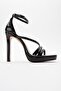 Shelp Black Women's Heeled Shoes - 6