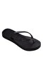 Black Women's Slippers Hav. Slim Flatform Sparkle - 2