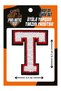 Iron-on Woven Plush, College, Punch, Letter, White, T Emblem Model