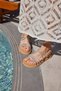 Flowe Women's Nude Stone Fusped Sole Sandals - 4
