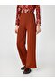 Button Detailed Wide Leg Trousers - 3