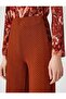 Button Detailed Wide Leg Trousers - 5