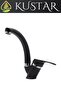 Sema Black Short Mix On/Off Bathroom Sink Faucet - 2