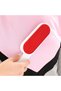 Red Double Sided Clothes Sweater Seat Feather Bristle Dust Collector Cleaning Apparatus Feather Collection Brush - 2