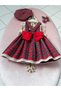 Baby Girl & Child Plaid Salopet Dress & Hat & Buckle Set - 8