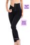 Agrafli High Waisted Leg Gathering Corset Leggings - 2