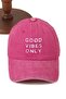 Good Vibes Only Patterned Washable Baseball Cap