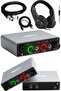بطاقة صوت استوديو USB Glx-700gr-h 2 مدخل 2 مخرج 24 بت/192 كيلو هرتز (تشمل سماعة الرأس والكابل)