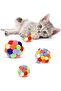 Cat Play Ball With Pompom And Self-Sound Cat Exercise Toy For Pet Motion Toy - 2