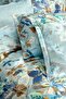 Emily Green Double 100% Cotton Satin 300tc Duvet Cover Set - 5
