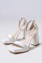 New Season White Leather Platform Summer Comfortable Women's Shoes Premium Model - 3