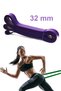 Resistance Powerband 32 Mm Purple Power Band Hard Resistance Band Pilates Latex Aerobic Squat Purple