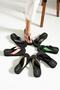 Robin Platform Black Silver Black Women's Stylish Flip Flops Beach Slippers Flip Flops - 6
