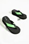 Robin Platform Black Green Women's Stylish Flip Flops Beach Slippers Flip Flops - 3