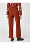 Button Detailed Wide Leg Trousers - 4