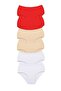 Women's 6 Pieces Passion High Waist Bato Thick Rubber Panties Set17