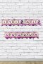 Mermaid Banner Happy Birthday Text Birthday Party