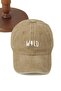 Wild Patterned Washed Baseball Cap