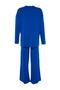 Indigo Wide Fit Basic Knitwear Bottom-Top Suit Twoaw23Au00255 - 7