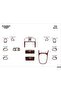 Meriç ®   Mitsubishi Carisma Front Glove Box Trim Mahogany 13 Pieces 1999-2004 - 3