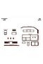 Meriç ®   Mitsubishi L300 Front Glove Box Coating Aluminum 16 Pieces 1988-›