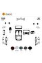 Meriç ®   Nissan Qashqai Front Glove Box Trim Carbon 24 Pieces 2007-2010 - 2
