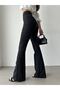 Women's Buttoned Extra High Waist Flared Trousers 7755 - 6