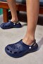 Parna Unisex Navy Blue Eva Beach-day Platform Slippers