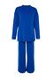 Indigo Wide Fit Basic Knitwear Bottom-Top Suit Twoaw23Au00255 - 6