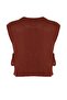 Tile Crop Side Ribbon/Bow Tie Detail Knitwear Sweater Twoaw22Sv0058 - 7