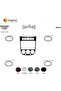 Meric® Mercedes A Series Front Torpedo Trim Aluminum 5 Parts 2001-2004 - 2