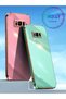 Pearl White Edges Gold Detailed Luxury Silicone Case for Samsung Galaxy S8 Plus - 4