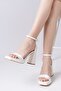 New Season White Leather Platform Summer Comfortable Women's Shoes Premium Model - 2