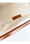 Heybes Women's Pink Shiny Textured Leather Clutch Handbag - 4