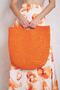 Via Veneto Handmade Paper String Handbag |   Orange Color |   Lined |   Daily, Vacation & Beach Use | - 4