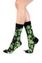 Pack of 6 Organic Cotton Seamless Women's Multicolored Patterned Socks 4 - 8