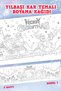 - Christmas Snowy City Santa Claus And Deers Painting Activity Paper -model1- 60 X 200 Cm