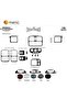 Meriç ®   Renault Clio Front Glove Box Trim Aluminum 18 Pieces 1998-2001 - 5