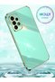 Luxury Silicone Case for Samsung Galaxy A23 with Gold Detail on Black Edges (Compatible) - 3