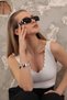 White Body Blouse Knitwear Stretchy Sleeveless Ladder Collar, Laser Cut Top Clothing Skirt Combination, Summer