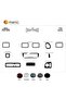 Meric® Opel Frontera Front Torpedo Trim Glossy Black 13 Pieces 1995-1998 - 2