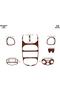 Meriç ®   Peugeot 206 Front Glove Box Trim Mahogany 10 Pieces 2001-2010 - 2