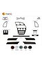 Meriç ®   Peugeot 306 Front Glove Box Trim Mahogany 13 Pieces 1993-1997 - 2