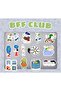 حزمة ملصقات حافظة هاتف الكمبيوتر المحمول Bff