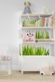 Watercolor Green Plants Leaves Decorative Wall Sticker Set - Sim711 - 2