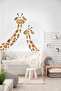 Mother Baby Giraffe Children's Room Wall Sticker Set - Sim706 - 2